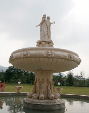 玉石喷泉
